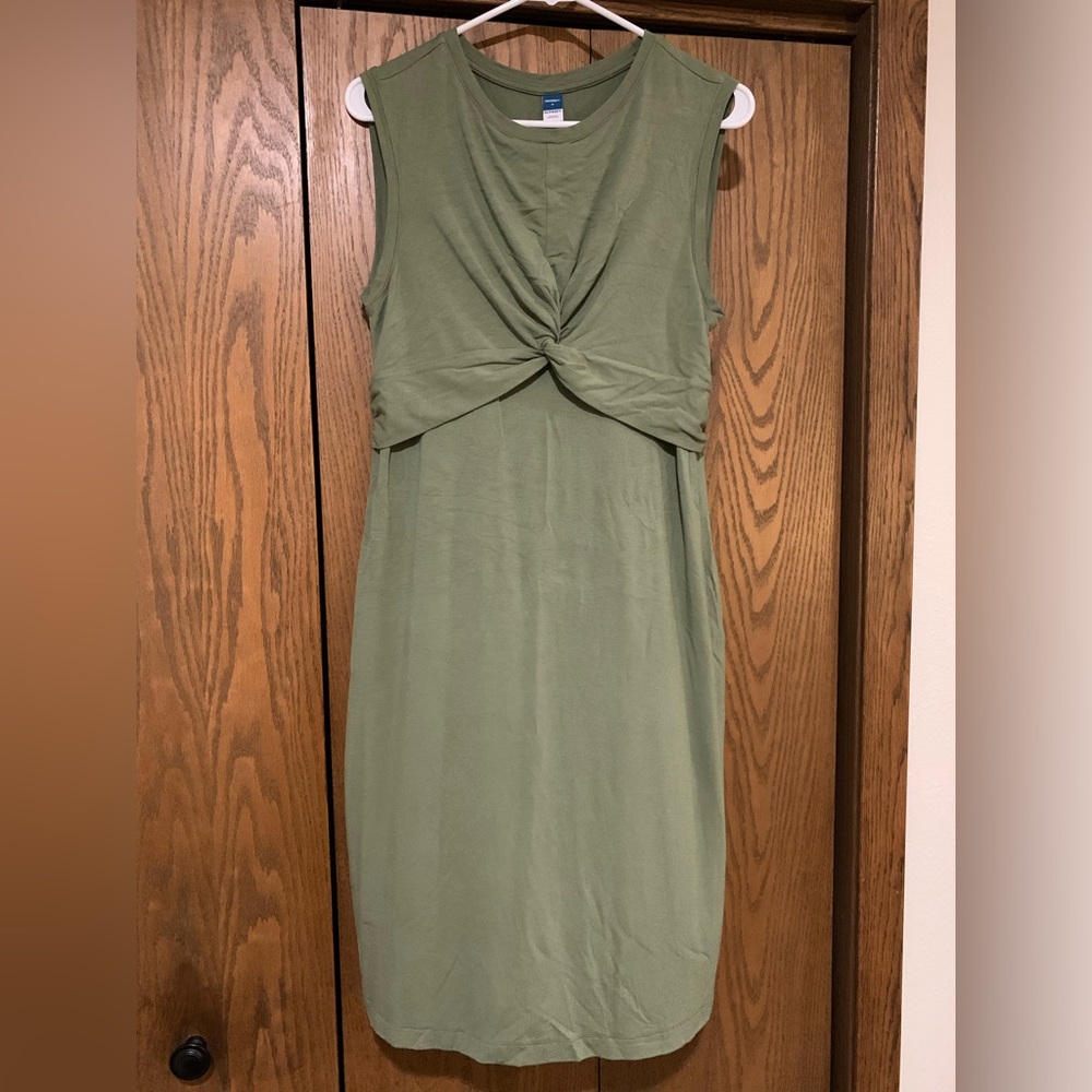 Old Navy Maternity Nursing Dress - Green